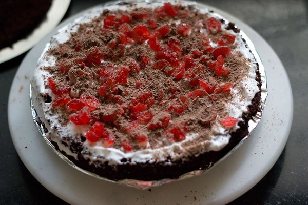 eggless black forest cake