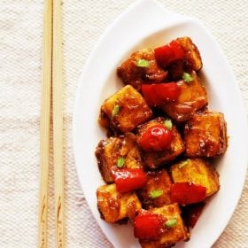 dry paneer manchurian recipe, paneer manchurian recipe