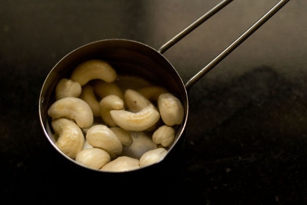 soaked cashews