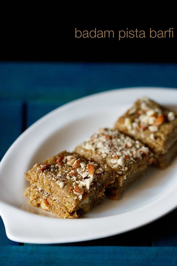 badam pista barfi recipe