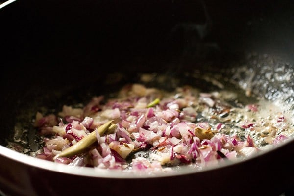 sautéing onions. 