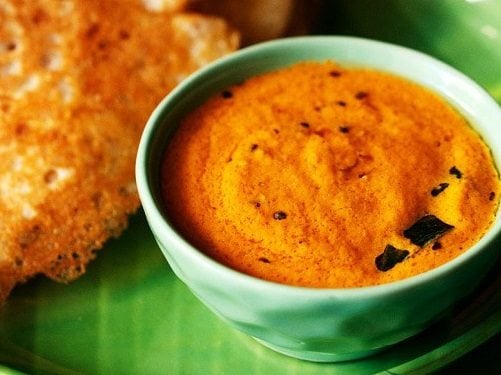 Kerala style red coconut chutney recipe