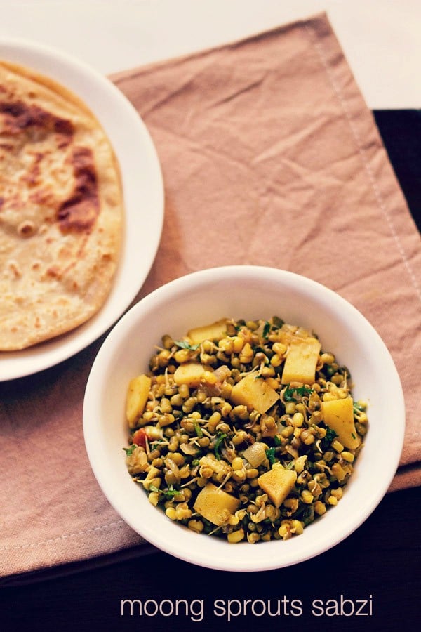 moong sprouts sabzi recipe