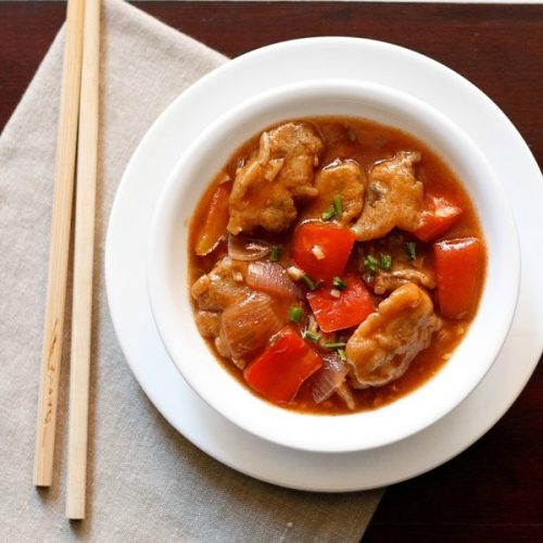 mushroom manchurian recipe