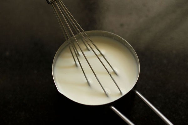 whisked curd