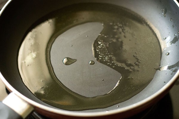 heat ghee in a pan