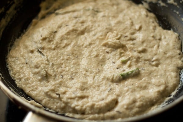 paneer kurma gravy after addition of curd