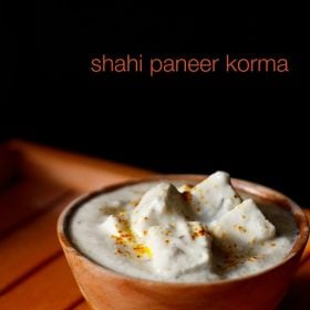 paneer korma served in orange bowl