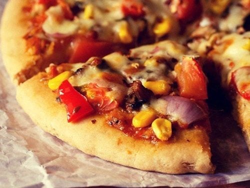 whole wheat veg pizza recipe