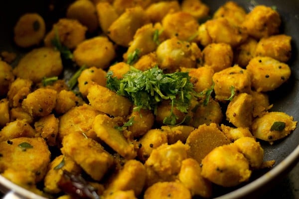 coriander for arbi roast recipe