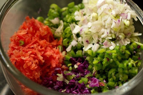 veggies for dry veg manchurian recipe