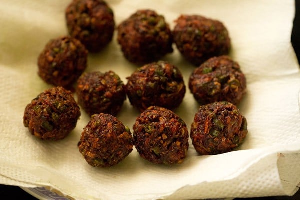 fried vegetable manchurian balls