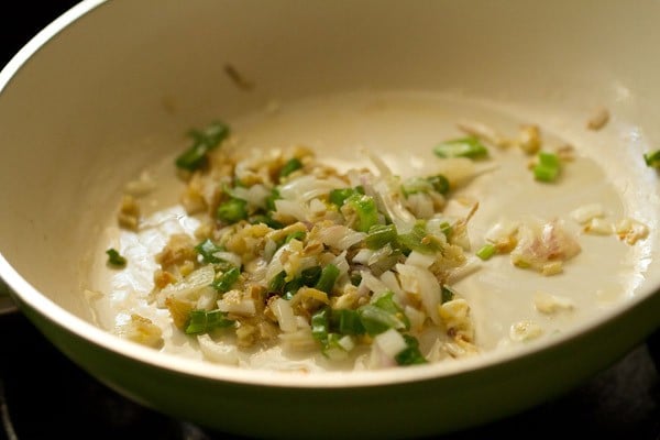 sauting onions for veg manchurian recipe