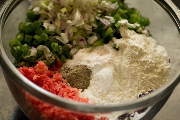 ingredients for dry veg manchurian recipe