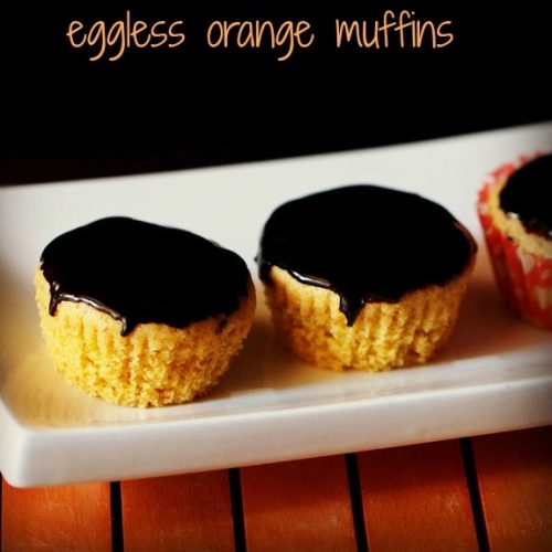 eggless orange muffins recipe