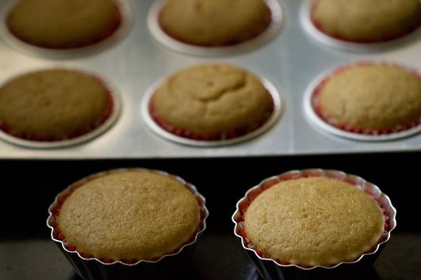 baking eggless orange muffins