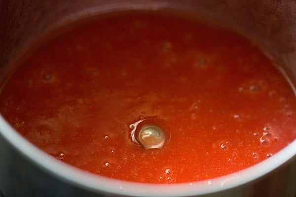 strawberries blended smoothly.
