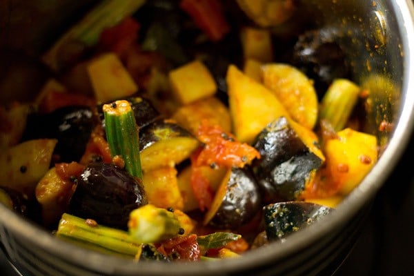 sautéing vegetables. 