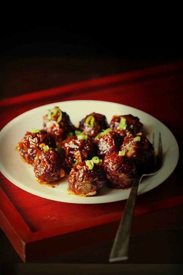 veg manchurian dry recipe, dry vegetable manchurian dry recipe