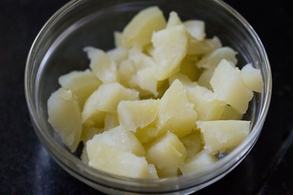 boiled potatoes in a bowl