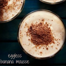 eggless banana mousse recipe