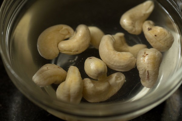 cashews for green peas masala recipe