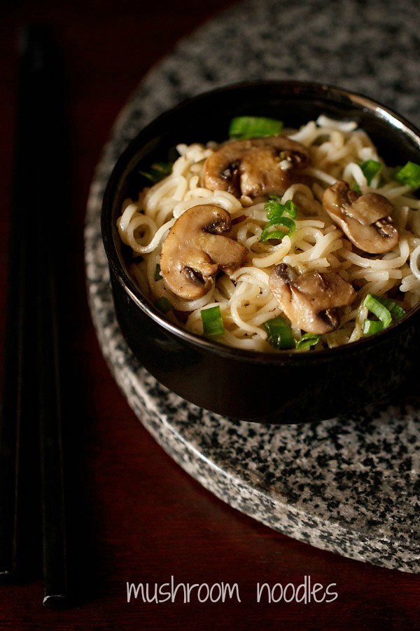 mushroom noodles