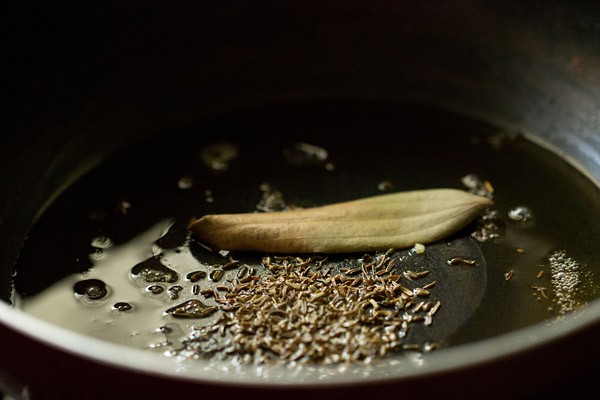 sautéing spices for tadka