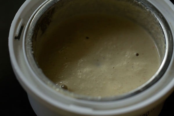 water added and ground to a smooth chutney.