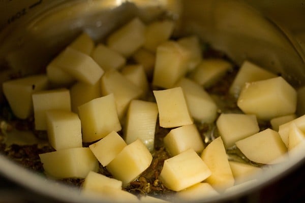 potatoes for sama chawal khichdi recipe