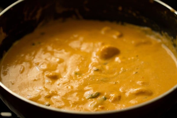 stir kaju masala curry