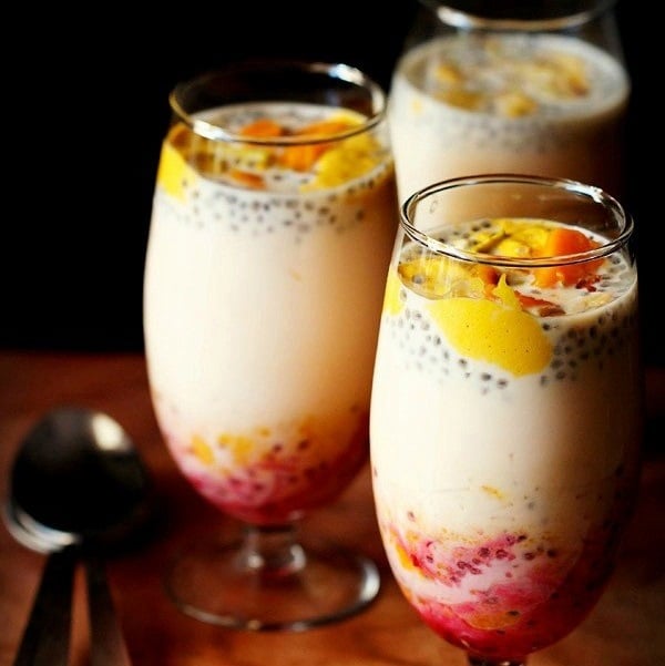 Mango Falooda With Fresh Mango Pulp | Mango Faluda