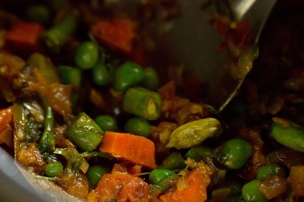 sauteing veggies 