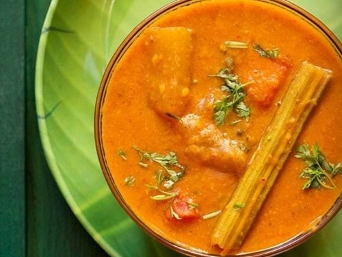 arachuvitta sambar recipe