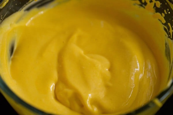 receta de glaseado para pastel de mango sin huevo