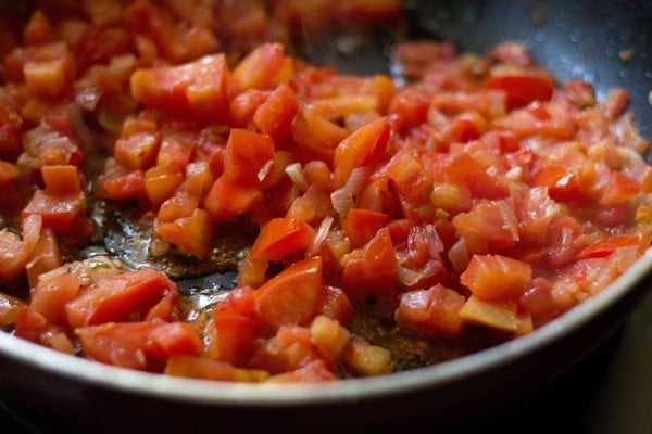 sautéed chopped tomatoes 