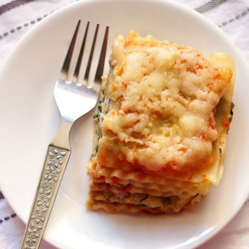 spinach mushroom lasagna recipe