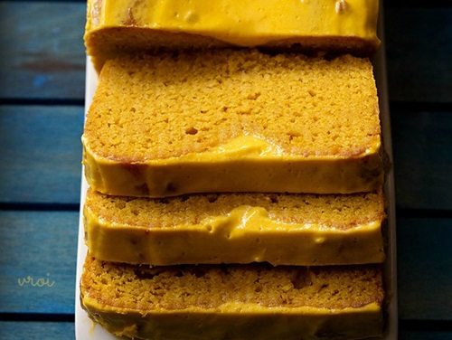 eggless mango cake recipe