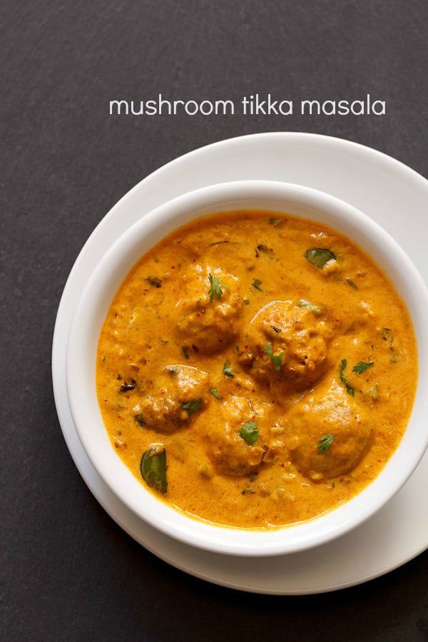 mushroom tikka masala recipe