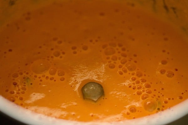 tomato paste in a blender jar