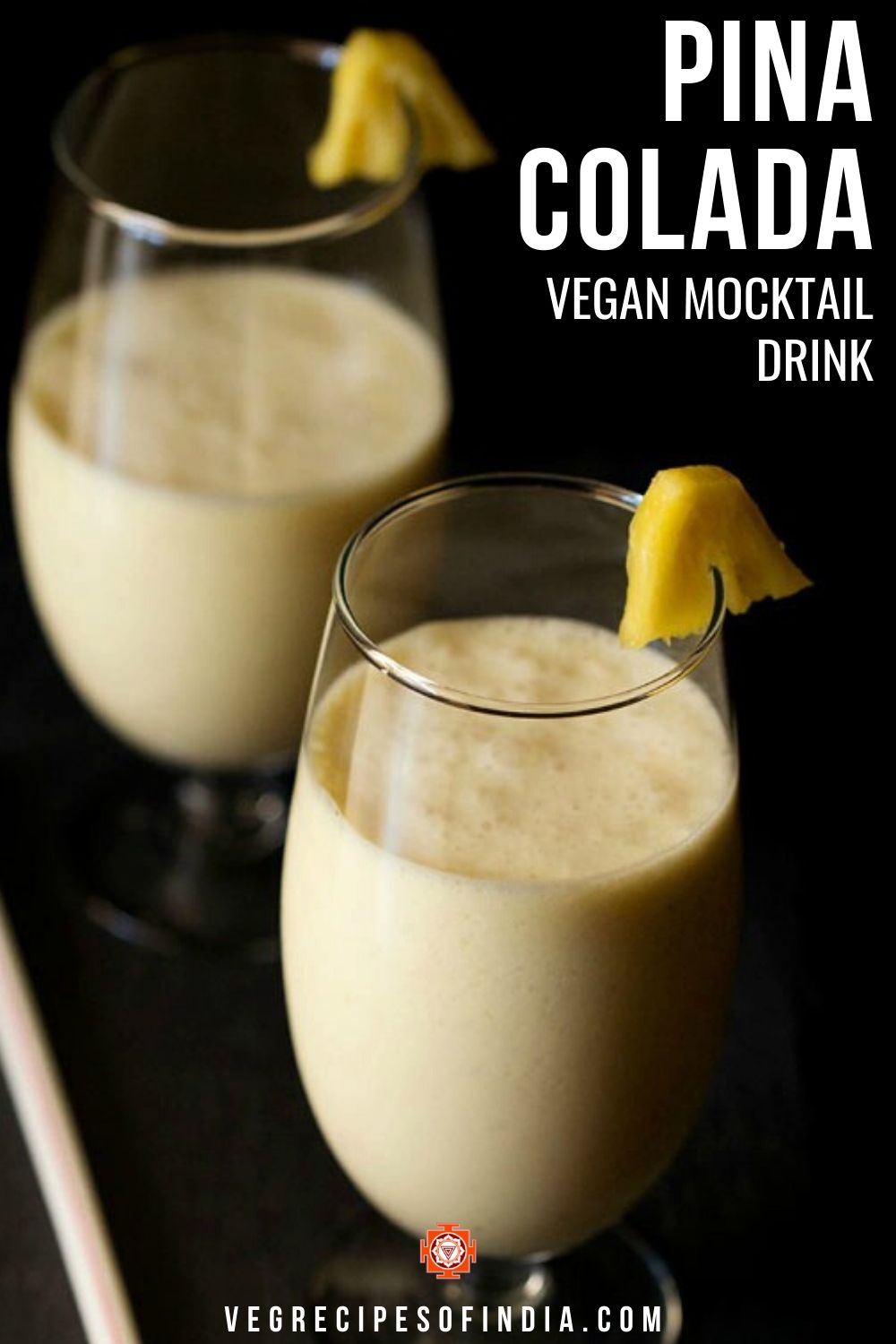 Virgin Pina Colada Recipe (No Alcohol Mocktail)