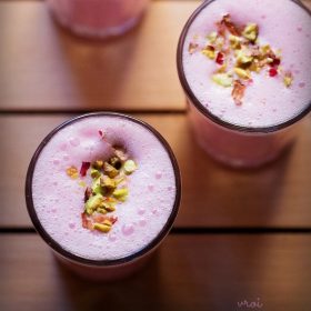 rose lassi recipe