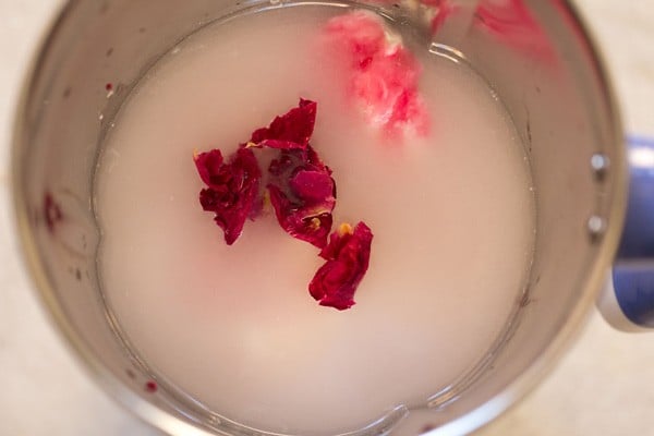 rose petals for rose lassi recipe