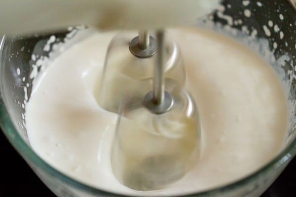 whipping cream.