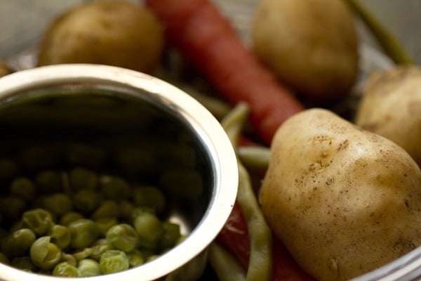 steamed veggies in a steamer