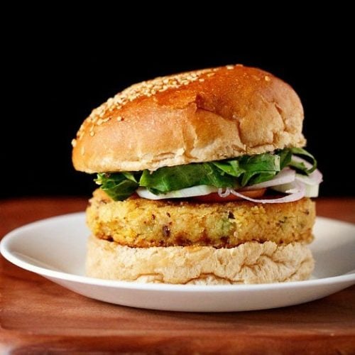 veg burger recipe, veggie burger recipe