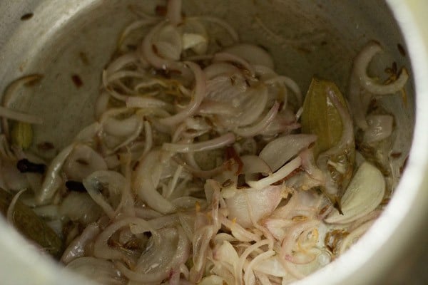 mix onions with spices