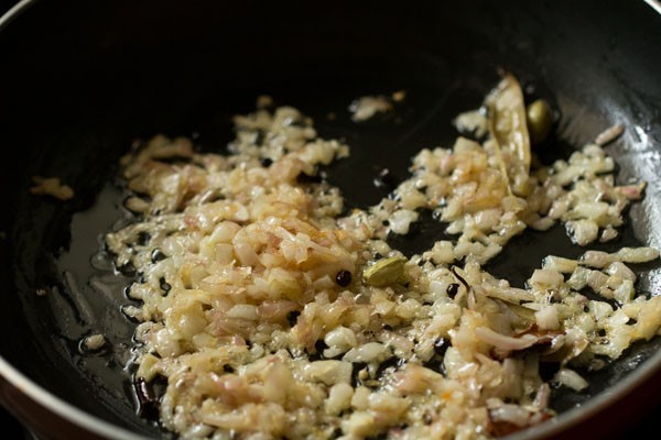 sauteing onions