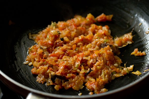 sauteing tomatoes