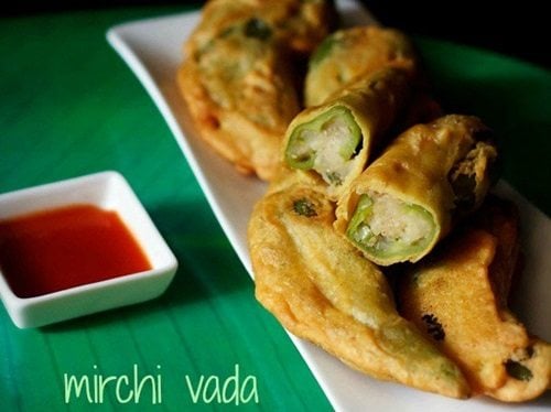 mirchi vada recipe